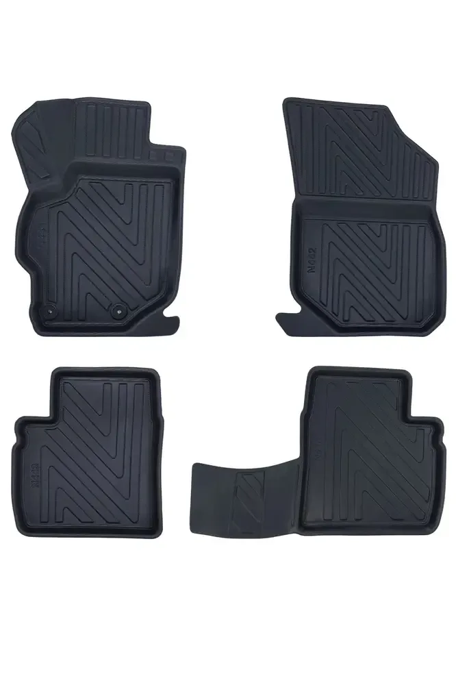 Citroen C-Elysee 2012 Ve Sonrasi ile Uyumlu Carbon Desenli Ultra Premium Havuzlu Oto Paspas