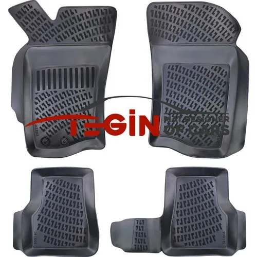 Fiat Albea 2006 3D Havuzlu Paspas Siyah