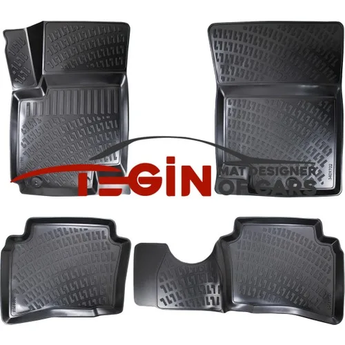 Kia Venga 3D Havuzlu Paspas 2013 Siyah