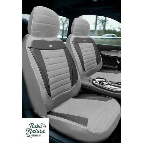 Mini Clubman 2007–2023 Bakü Natura Serisi Raşel Gri Koltuk Kılıfı