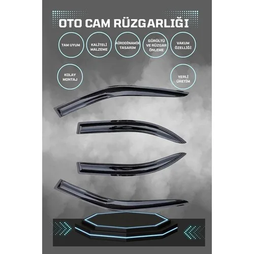 Nissan Almera Hatchatchbackack 2000 Cam Rüzgarlığı 4lü Takım