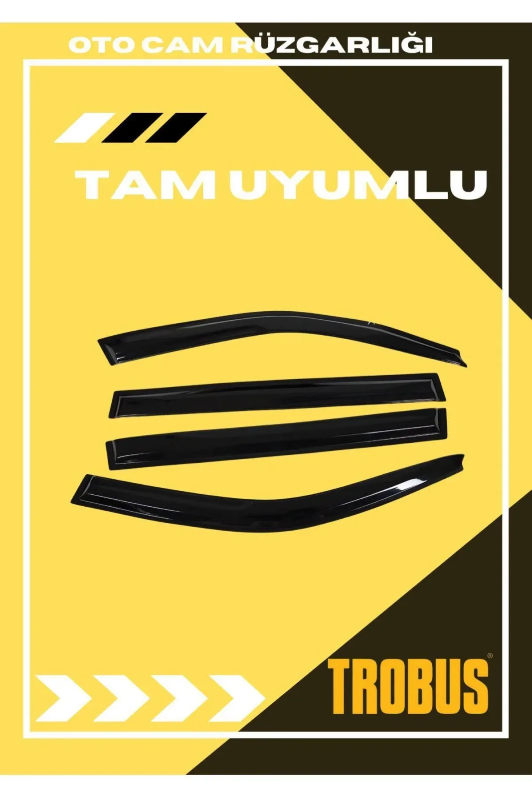 Nissan Note 2006-2012 HB Tam Uyumlu Mügen Cam Rüzgarlığı 4lü