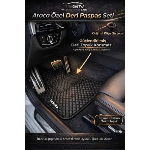Opel Insignia 2008-2013 Edition Premium Deri Paspas Siyah Kenar