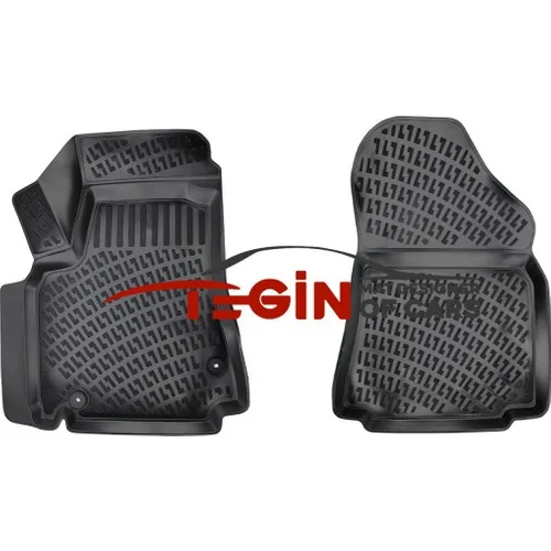 Peugeot Partner Tepe PANELVAN (2 Parça) 3D Havuzlu Paspas 2008 Sonrası Siyah