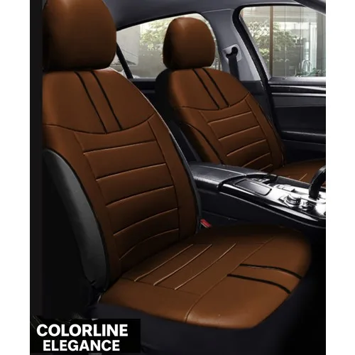Proton Gen-2 2005–2012 Colorline Elegance Serisi Deri Taba Siyah Koltuk Kılıfı