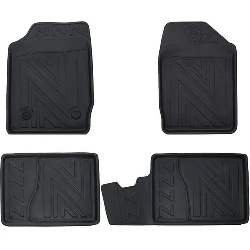Renault Clio 2 1998-2005 ile Uyumlu Carbon Desenli Ultra Premium Havuzlu Oto Paspas