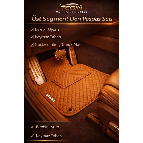 Renault Symbol 3 2012 + Joy Premium Deri Paspas Taba Kenar