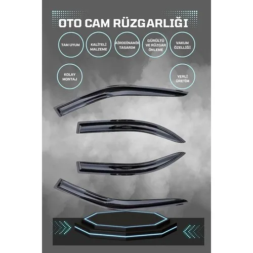 Skoda Octavia 2004 Cam Rüzgarlığı 4lü Takım
