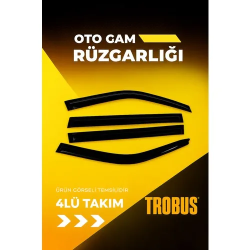 Trobus Dacia Sandero 2024 Cam Rüzgarlığı 4lü Takım