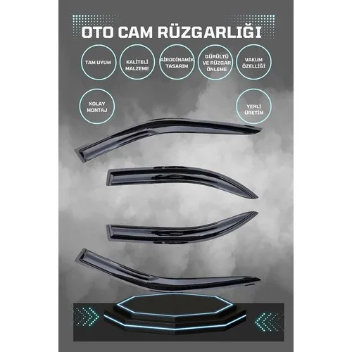 Volkswagen Jetta 2013 Cam Rüzgarlığı 4lü Takım