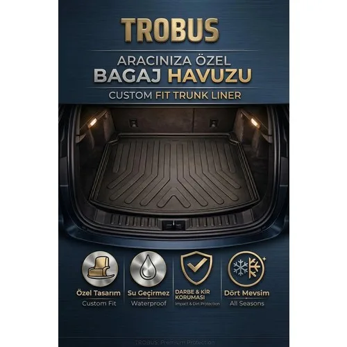 Trobus Kia Ceed Hb Yeni Logo Stepnesiz Alt 2022 Sonrası Bagaj 1.0/1.4/1.5 T-Gdi Siyah Bagaj Havuzu